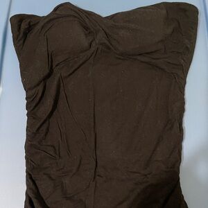 Poof! Classic Black Strapless Shirt M/L